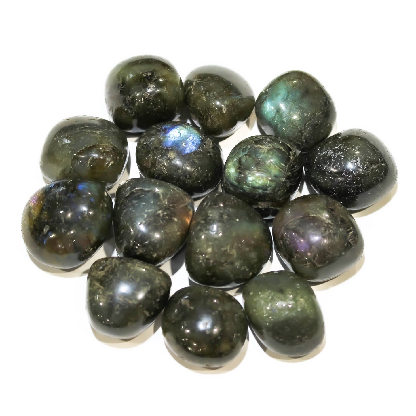Labradorite Tumbled  30-45mm 1KG
