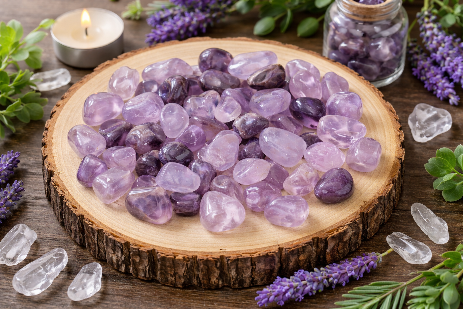 Amethyst-Tumbled