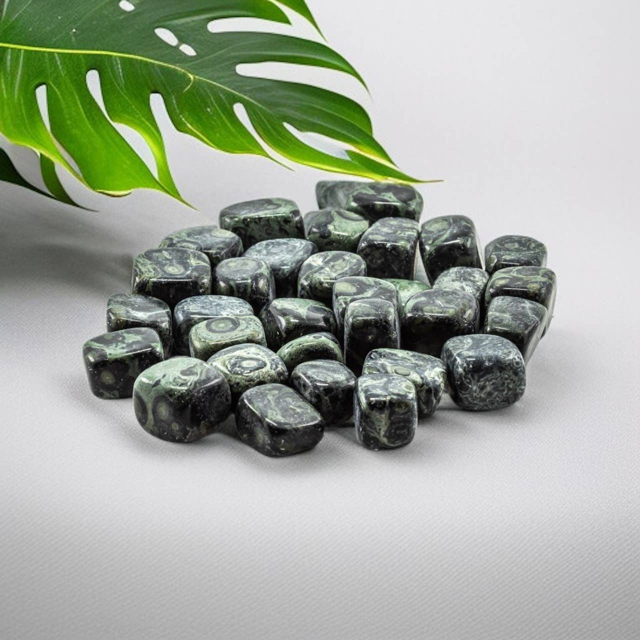 Kambaba Jasper Tumbled 20-30mm 1KG / 2.2lbs