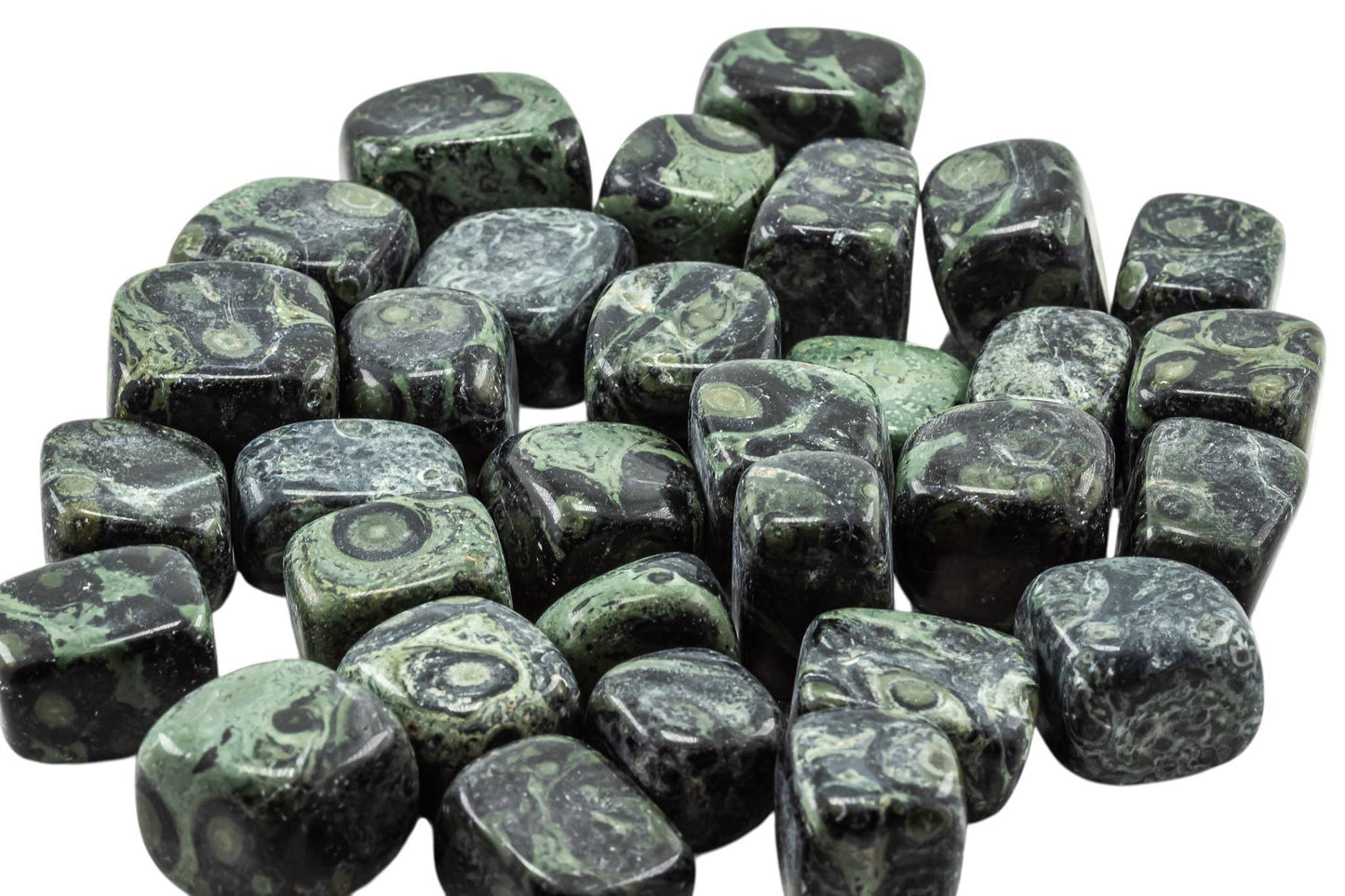 Kambaba Jasper Tumbled 20-30mm 1KG / 2.2lbs